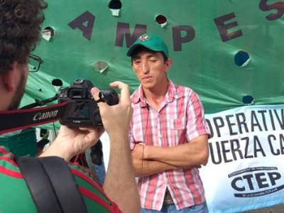 campesines resisten desalojo LIDER LULE VILELA